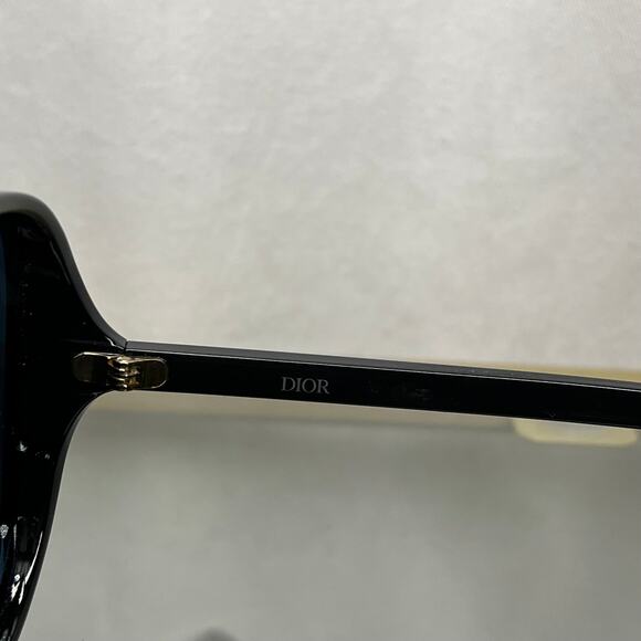 DIOR D-DOLL S1U Navy Blue Acetate Oversized Aviator Sunglasses TS3812 - Picture 5 of 6